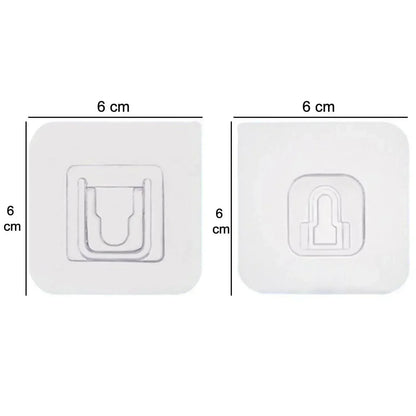 Double-Sided Punch Free Wall Hooks