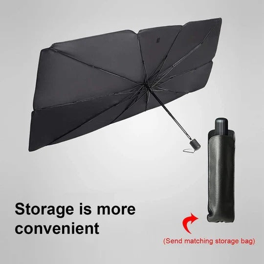 Car Windshield Sun Shade Umbrella – Foldable UV Protection Heat Reflector for All Cars