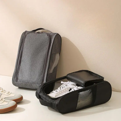 Travel Shoe Organizer Bag (Breathable Mesh & Dust Protection)