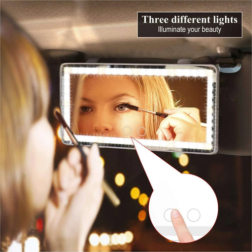 Flapos™ LED Car Sun Visor Vanity Mirror
