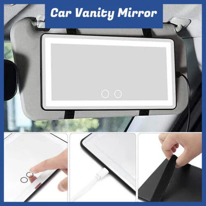 Flapos™ LED Car Sun Visor Vanity Mirror